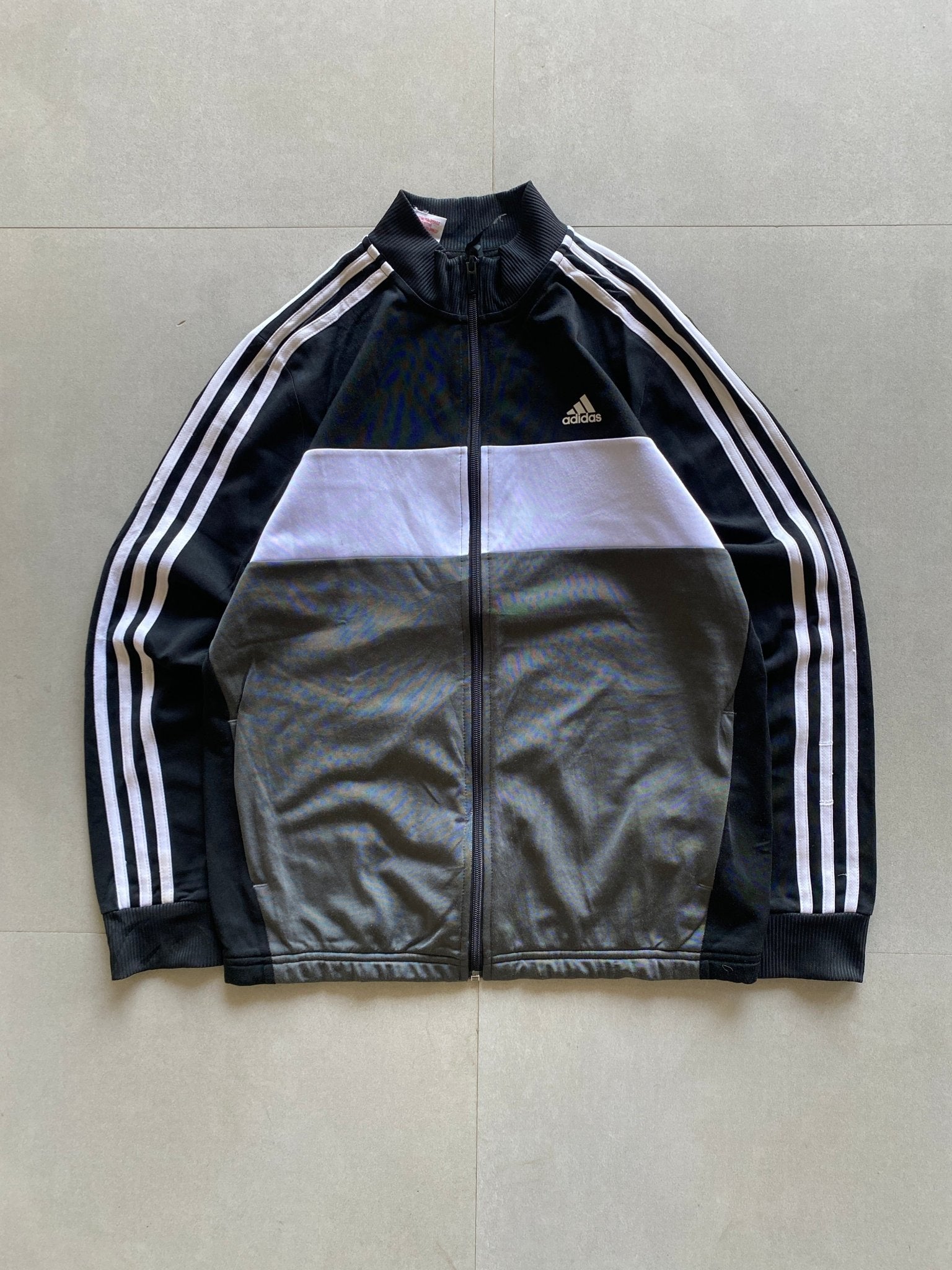 ADIDAS STRIPED JACKET - XS - Aged Arc