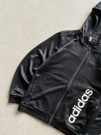 ADIDAS STRIPED SPELL OUT JACKET - XXS - Aged Arc