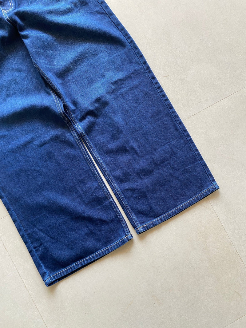 B2 BAGGY WIDE LEG DENIM - L - Aged Arc