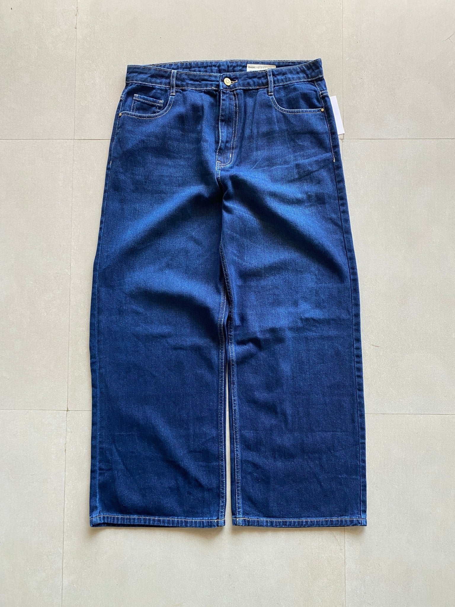 B2 BAGGY WIDE LEG DENIM - L - Aged Arc