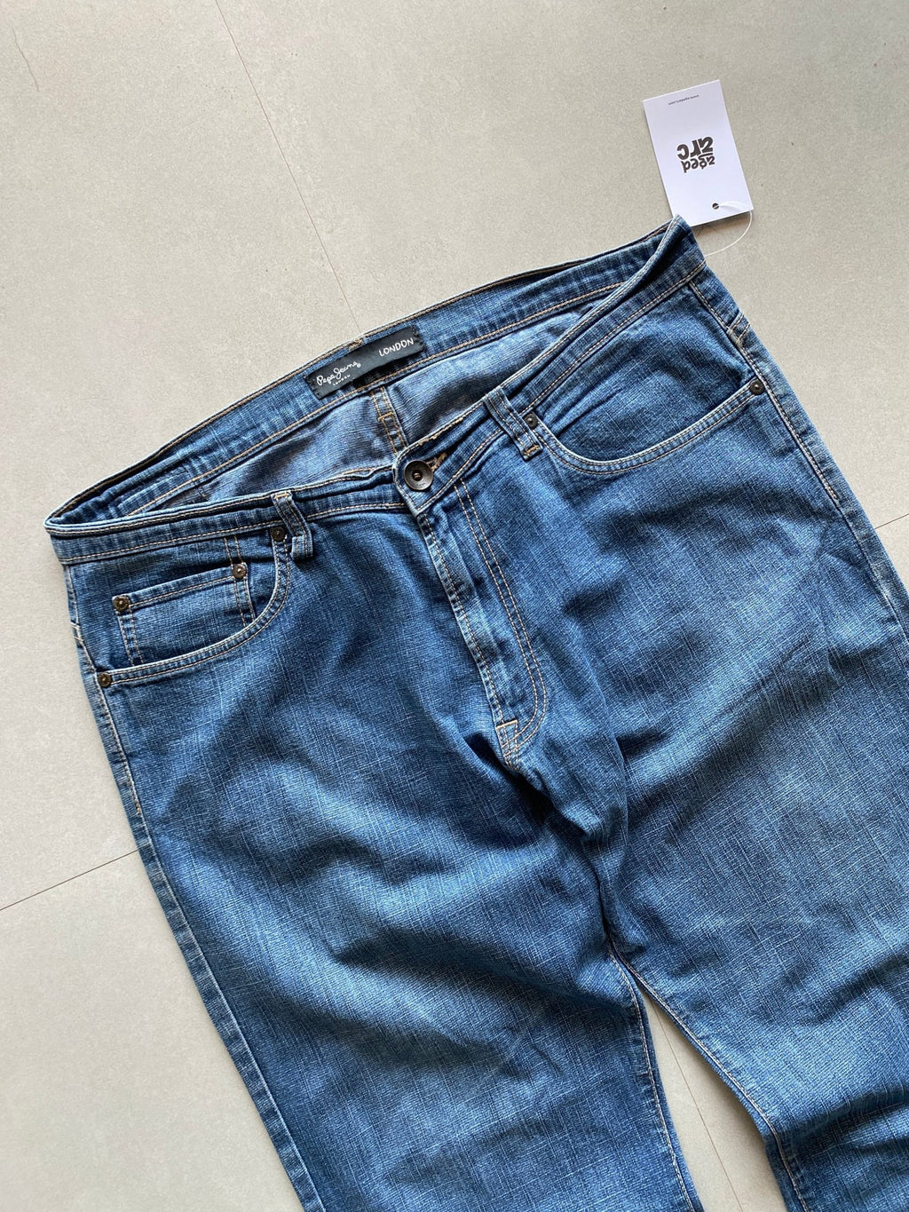 B48 BAGGY DENIM - L - Aged Arc