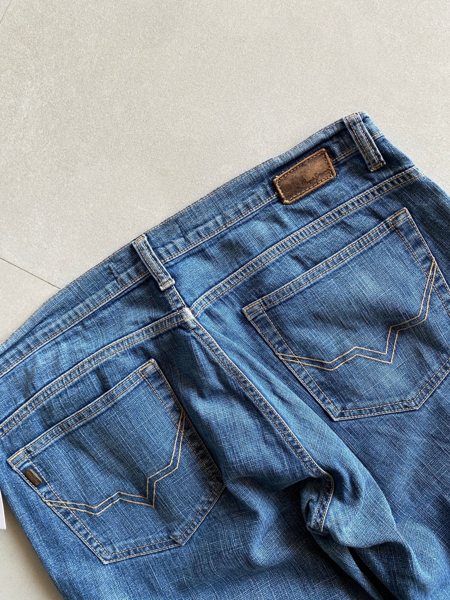 B48 BAGGY DENIM - L - Aged Arc
