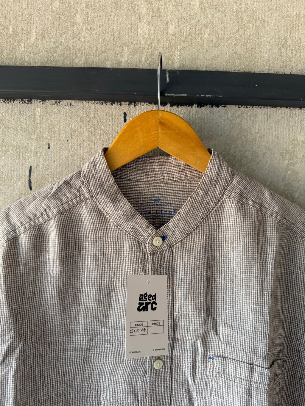 BLUE HARBOUR LINEN SHIRT - XL - Aged Arc