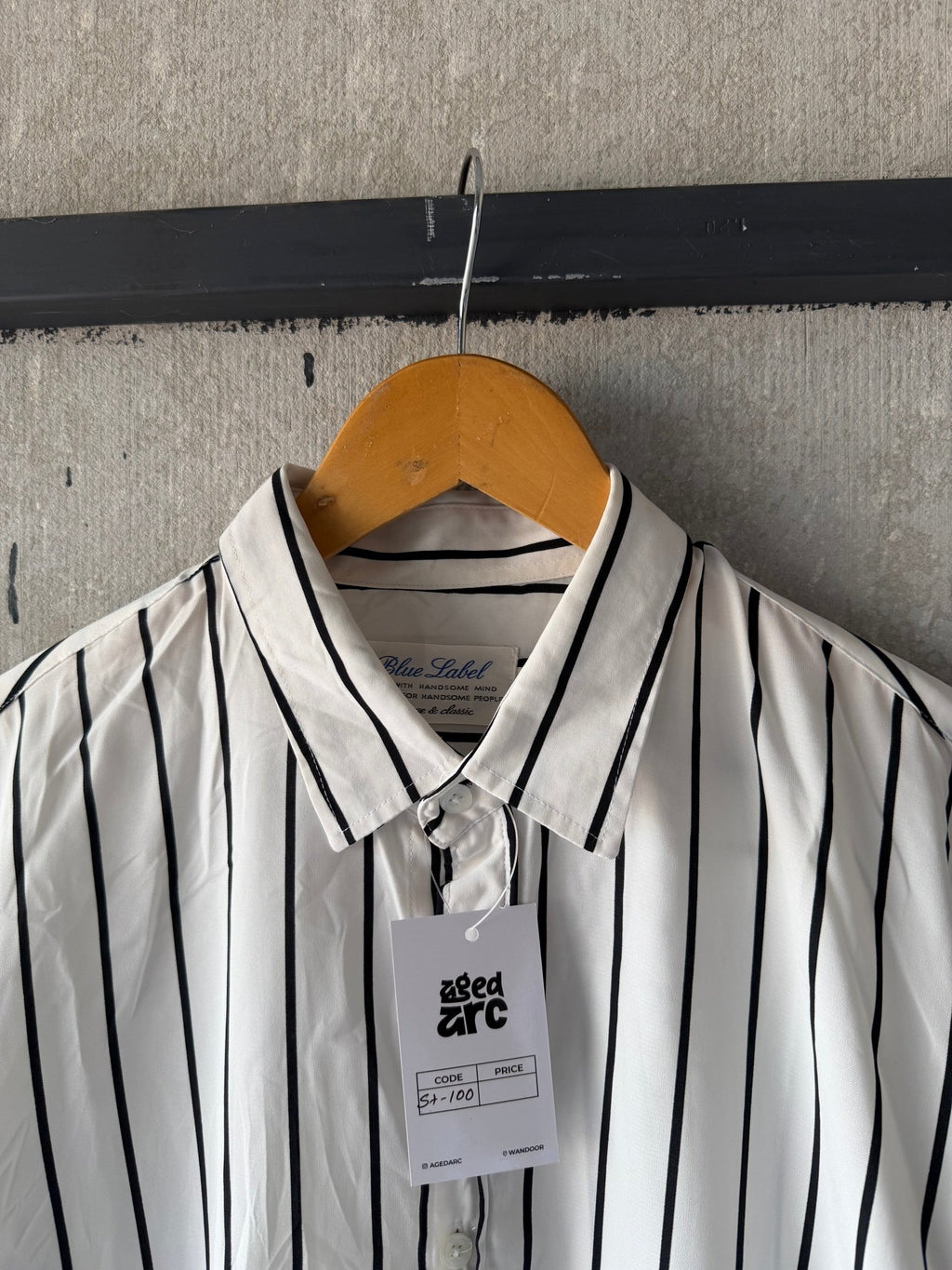 BLUE LABEL STRIPED SHIRT - L ST100 - Aged Arc