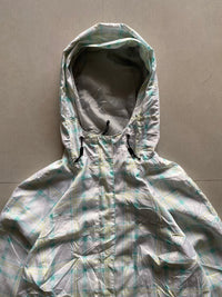 COLUMBIA CHECKED TREKKING JACKET - S - Aged Arc