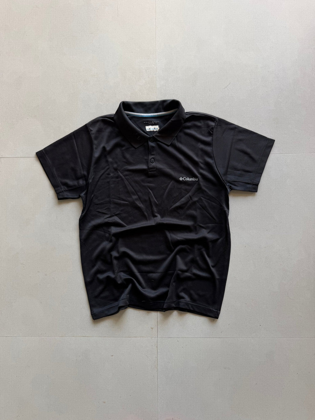 COLUMBIA DRI FIT POLO TEE - M - Aged Arc
