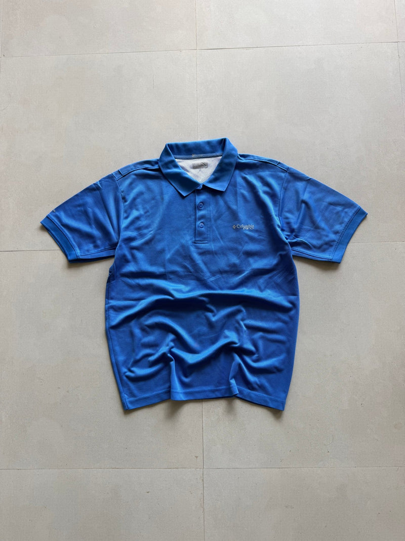COLUMBIA PFG POLO TEE - M - Aged Arc
