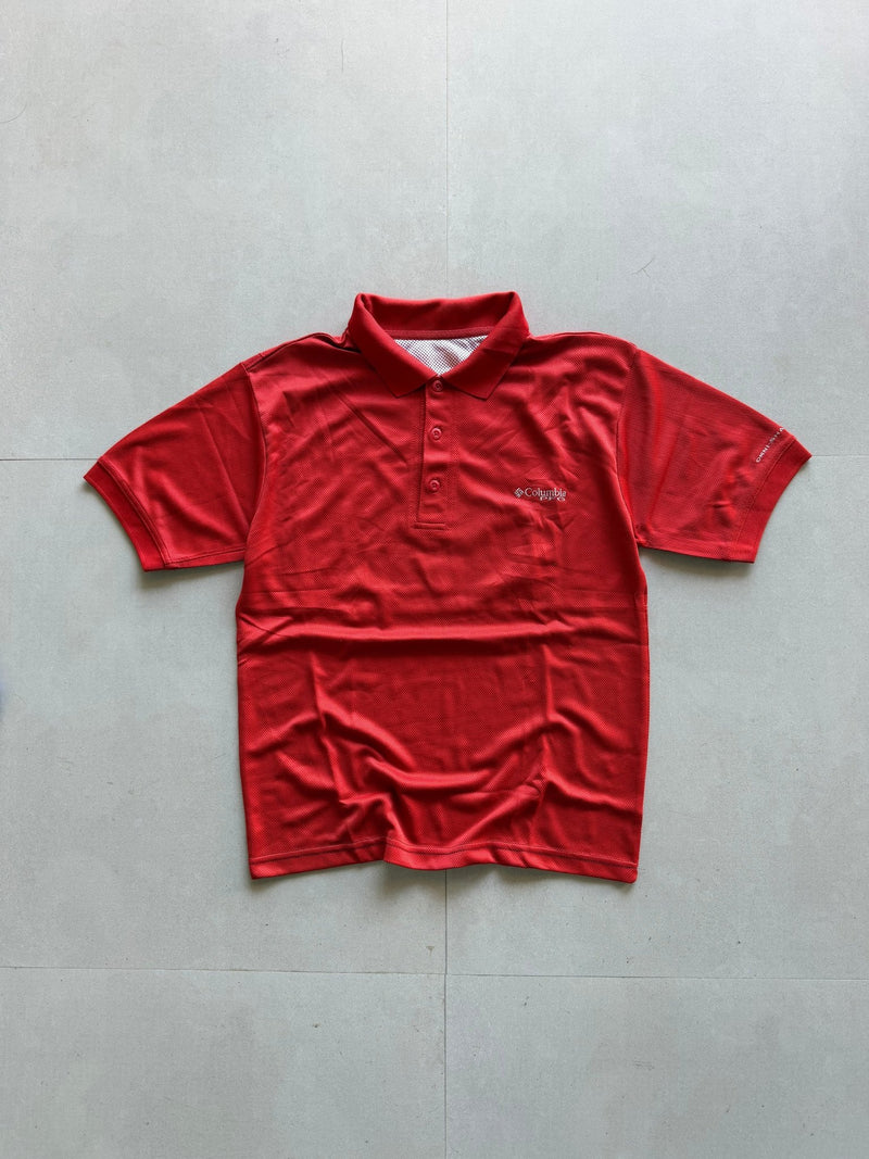 COLUMBIA PFG POLO TEE - S - Aged Arc