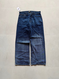 DARK BLUE WASHED WIDE LEG - Aged Arc