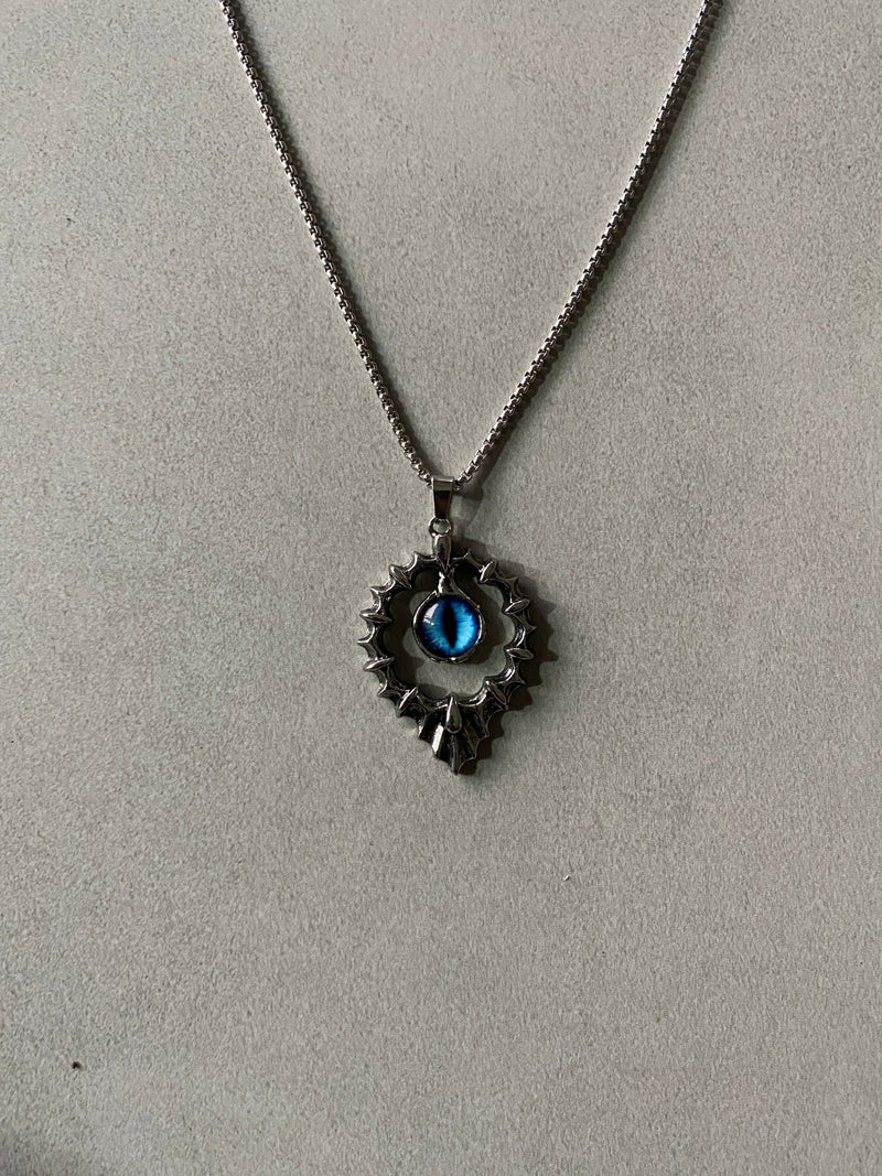 DEMON EVIL EYE PENDANT CHAIN - Aged Arc