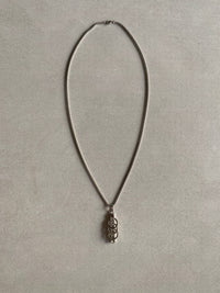 DIAMOND CIRCLE PENDANT CHAIN - Aged Arc