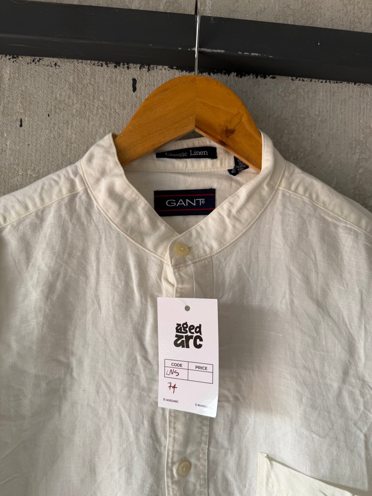 GANT LINEN SHIRT SLN74 - L - Aged Arc