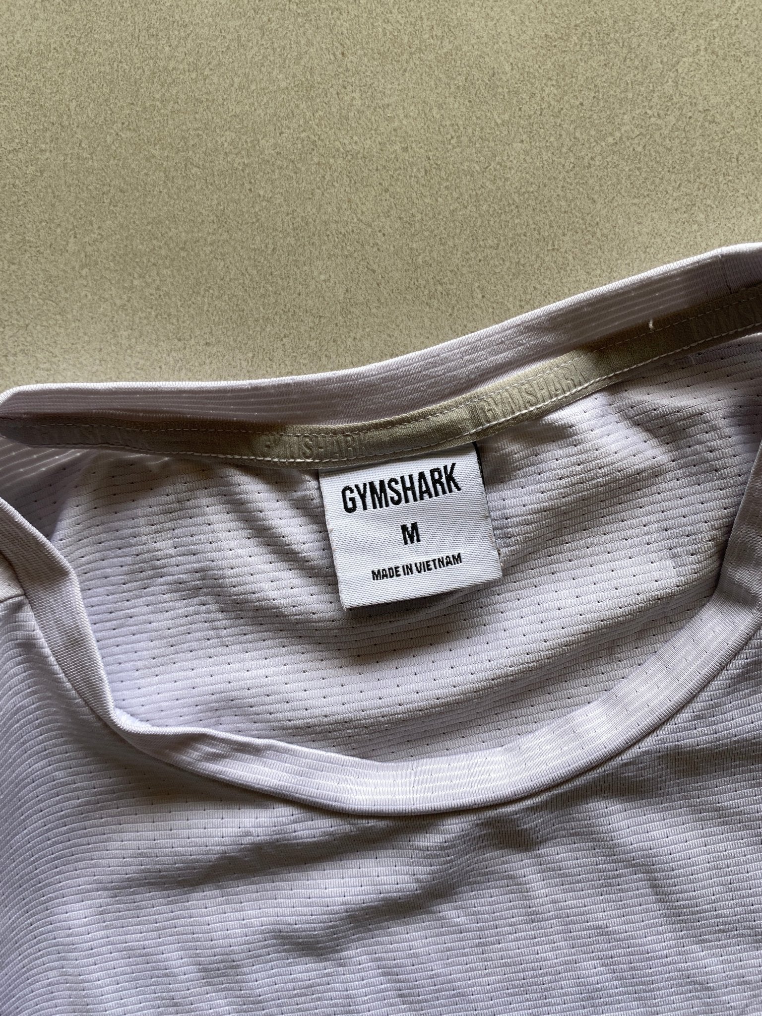 GYM SHARK FULL SLEEVE TEE - M - Aged Arc