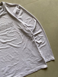 GYM SHARK FULL SLEEVE TEE - M - Aged Arc