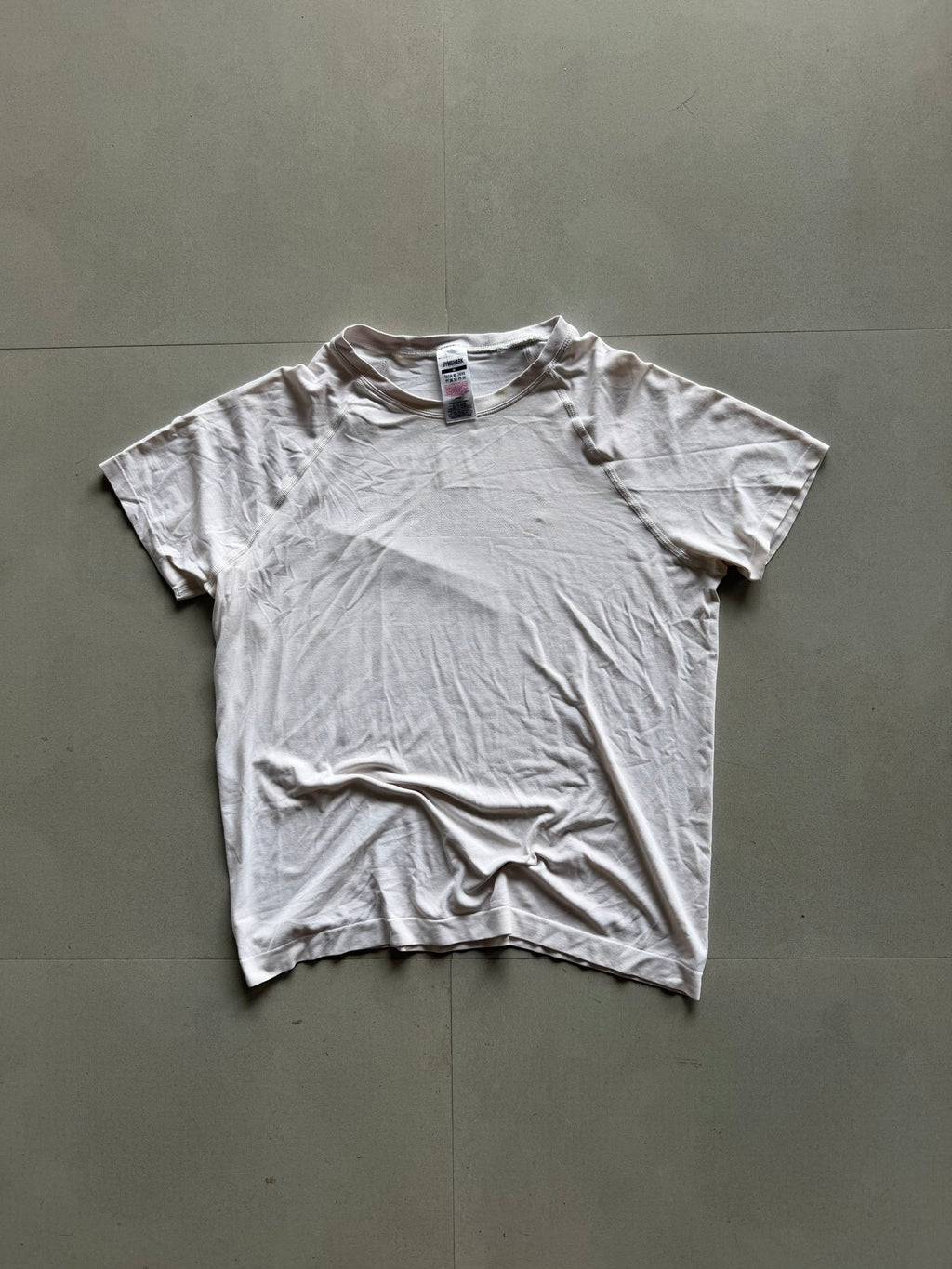 GYM SHARK SPELL OUT TEE - M - Aged Arc