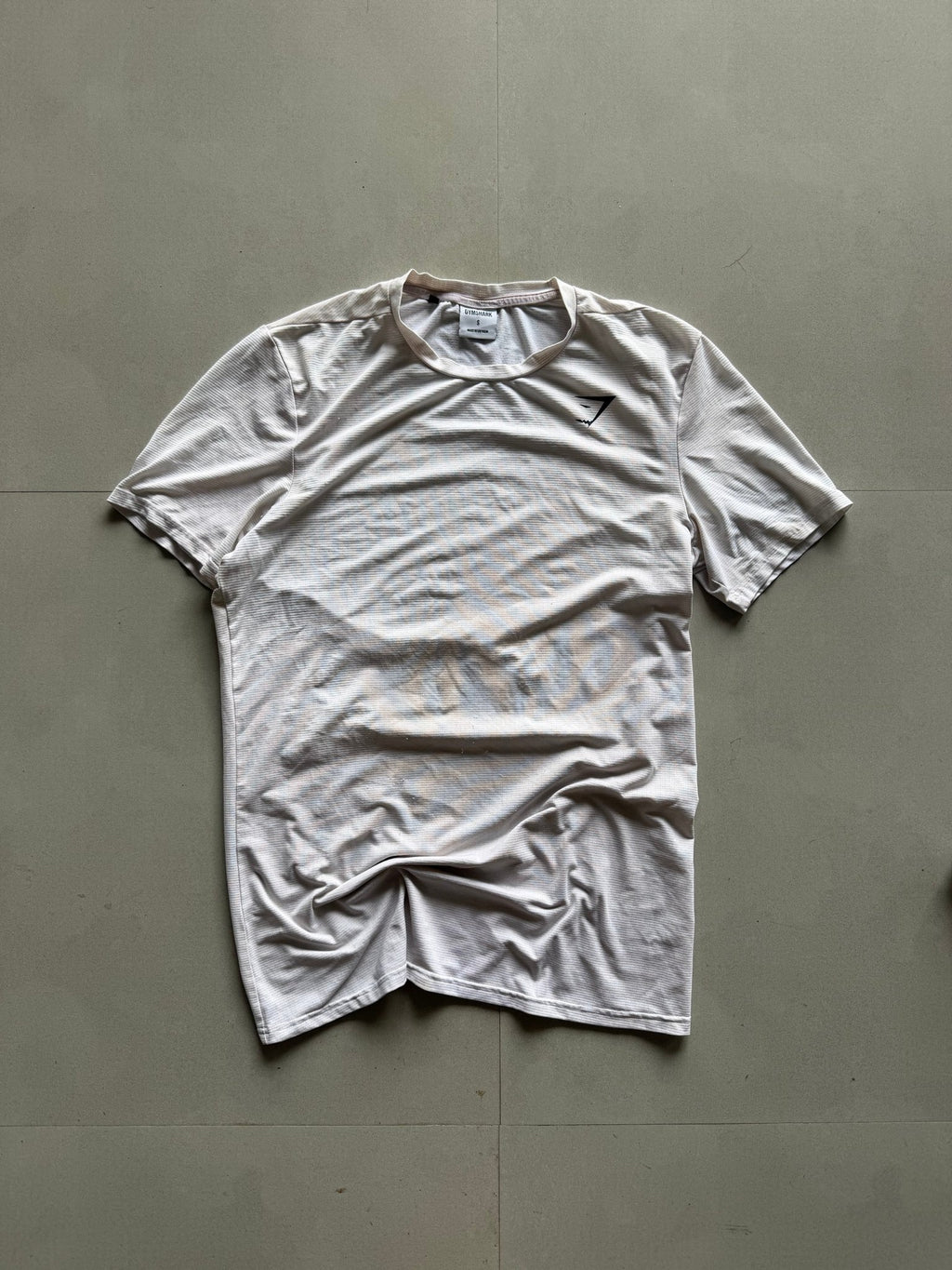 GYM SHARK TEE - M - Aged Arc