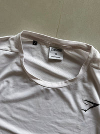 GYM SHARK TEE - M - Aged Arc