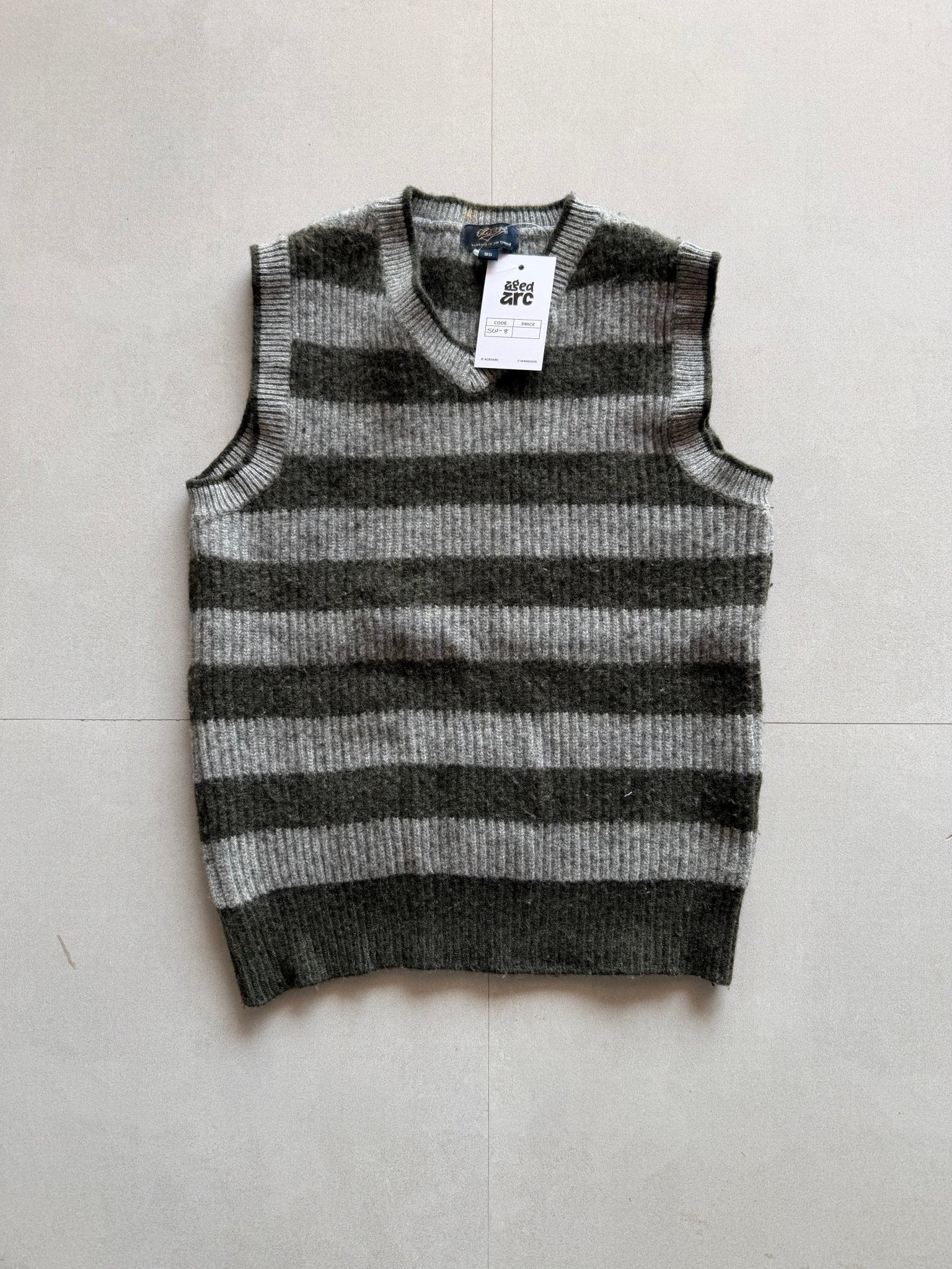 KNIT SWEATER VEST SW8 - XXS - Aged Arc