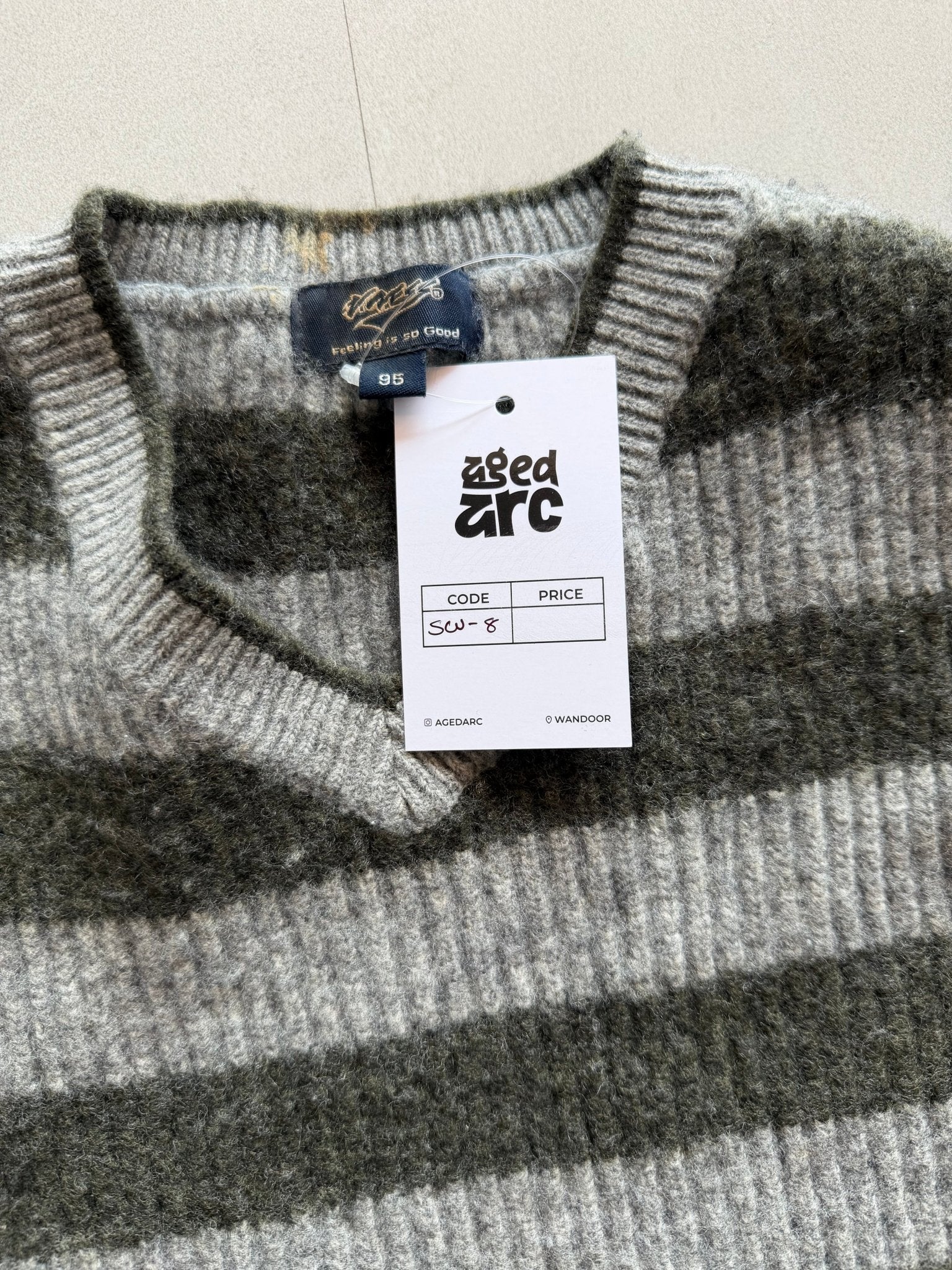 KNIT SWEATER VEST SW8 - XXS - Aged Arc