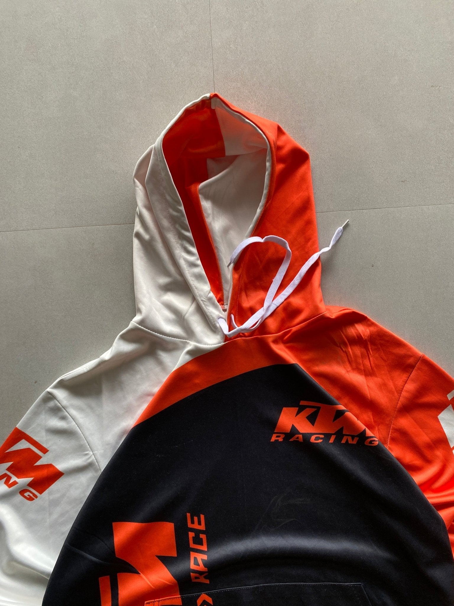 KTM PRINTED HOODIE - M - Aged Arc