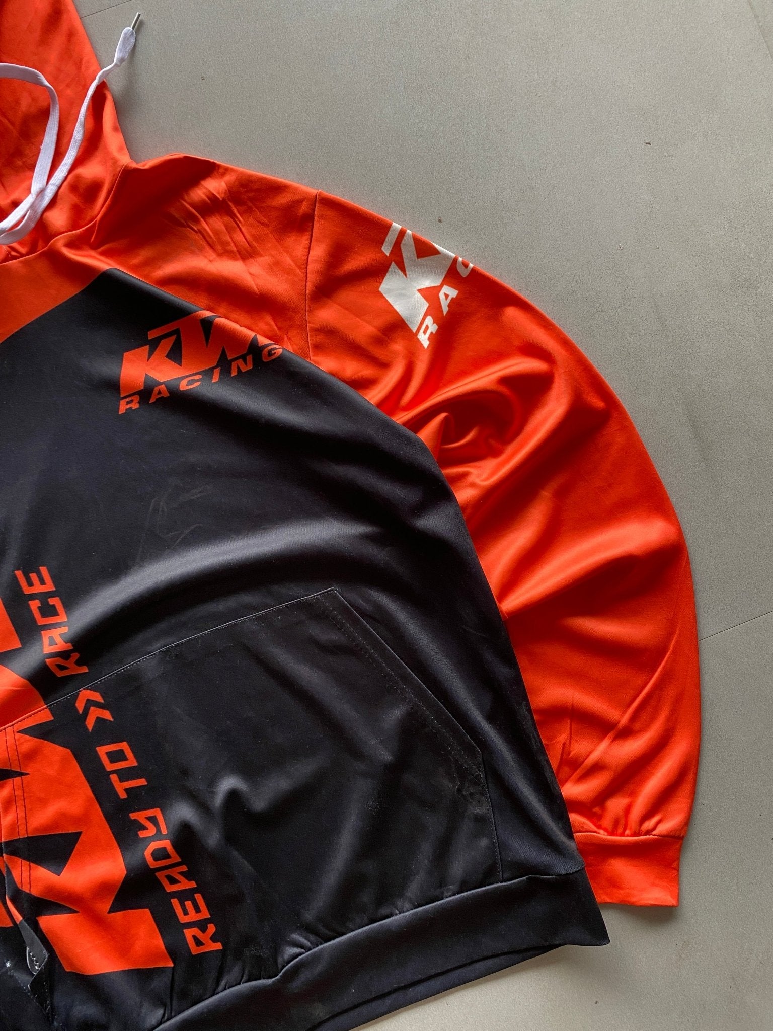 KTM PRINTED HOODIE - M - Aged Arc