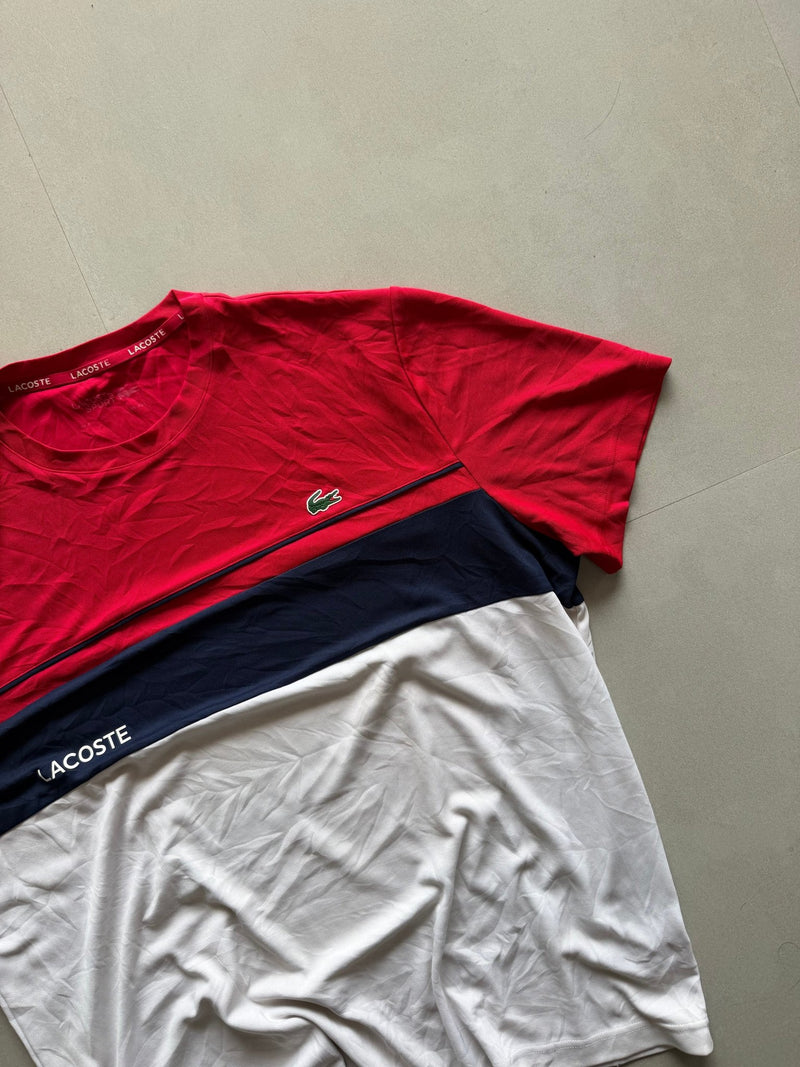 LACOSTE DRI FIT TEE - XL - Aged Arc