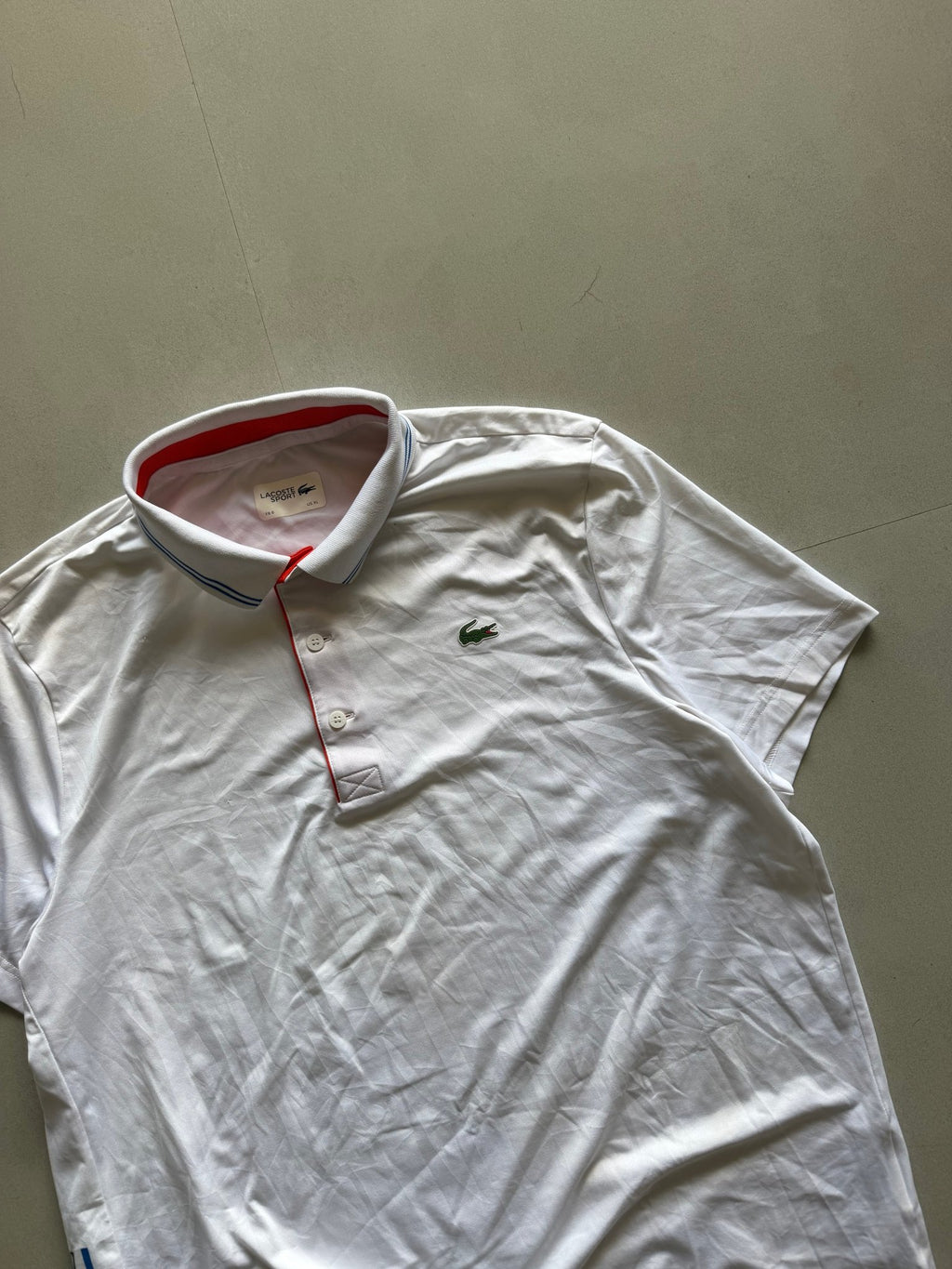 LACOSTE POLO TEE - L - Aged Arc