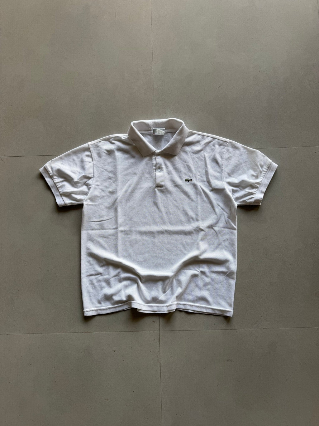 LACOSTE POLO TEE - M - Aged Arc