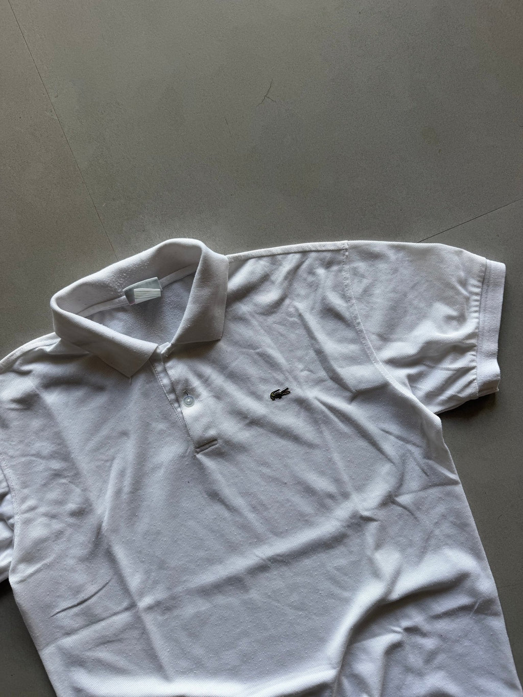LACOSTE POLO TEE - M - Aged Arc