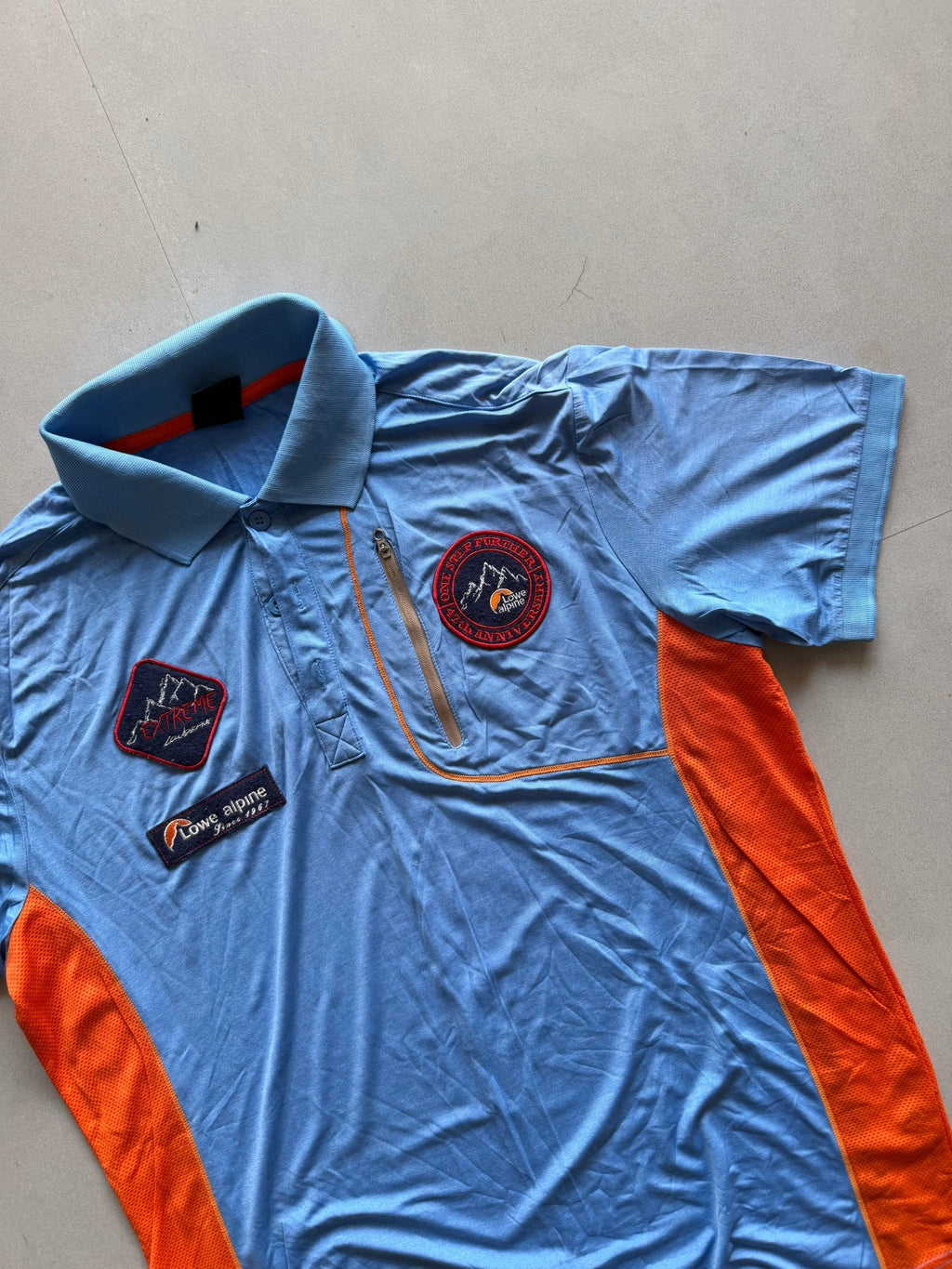 LOW ALPINE TECHNICAL HIKING POLO - L - Aged Arc