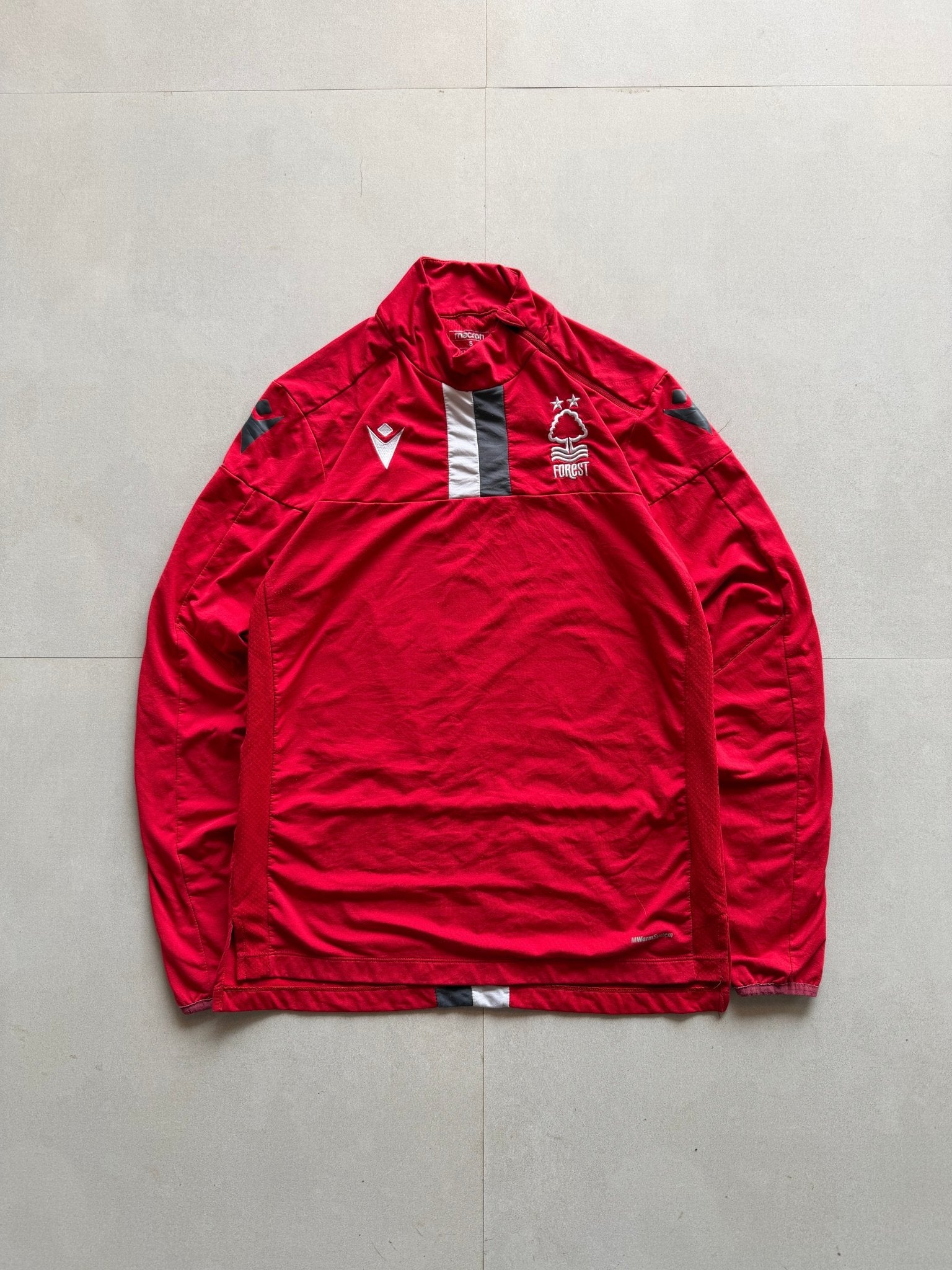 MACRON NOTTINGHAM FOREST TRAINING TOP - M - Aged Arc