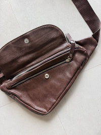MARCOPOLO LEATHER FANNY PACK - Aged Arc