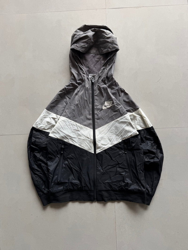 NIKE BIG LOGO HOODED JACKET - XS - Aged Arc