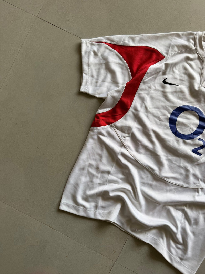 NIKE ENGLAND RUGBY JERSEY - M - Aged Arc