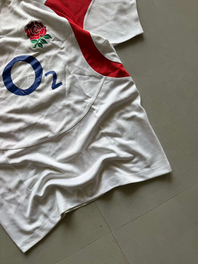 NIKE ENGLAND RUGBY JERSEY - M - Aged Arc