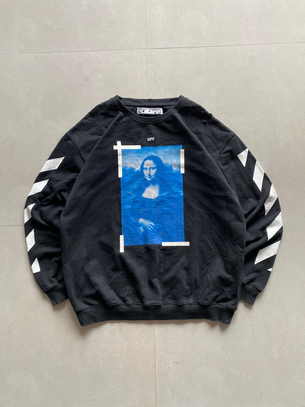 OFF WHITE MONALISA SWEATSHIRT - XL - Aged Arc