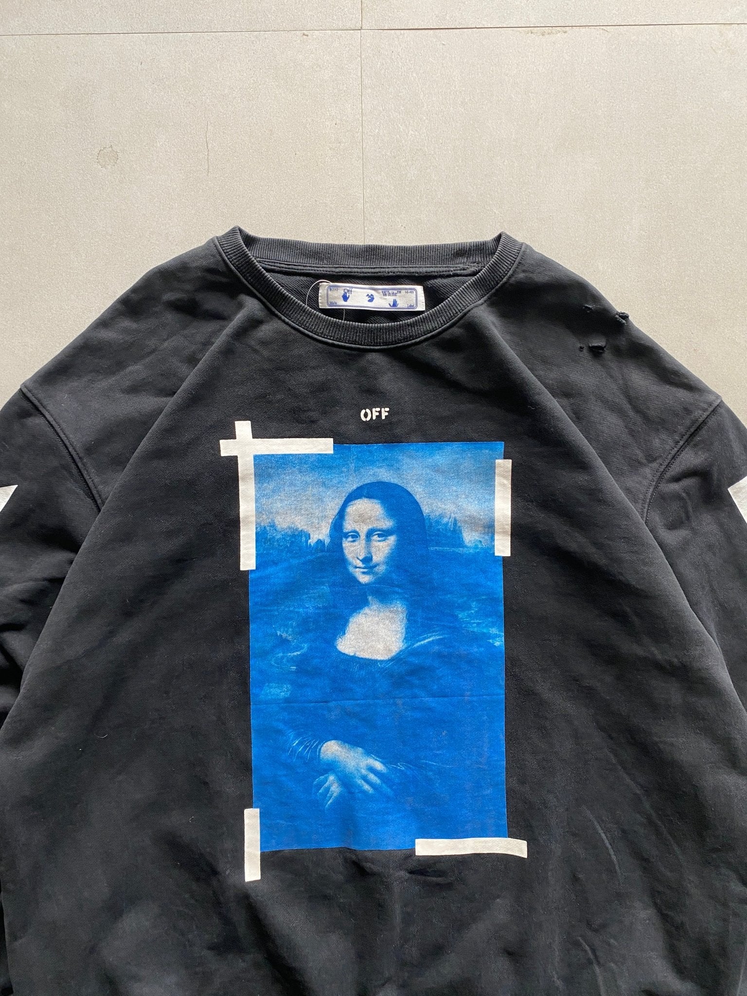 OFF WHITE MONALISA SWEATSHIRT - XL - Aged Arc