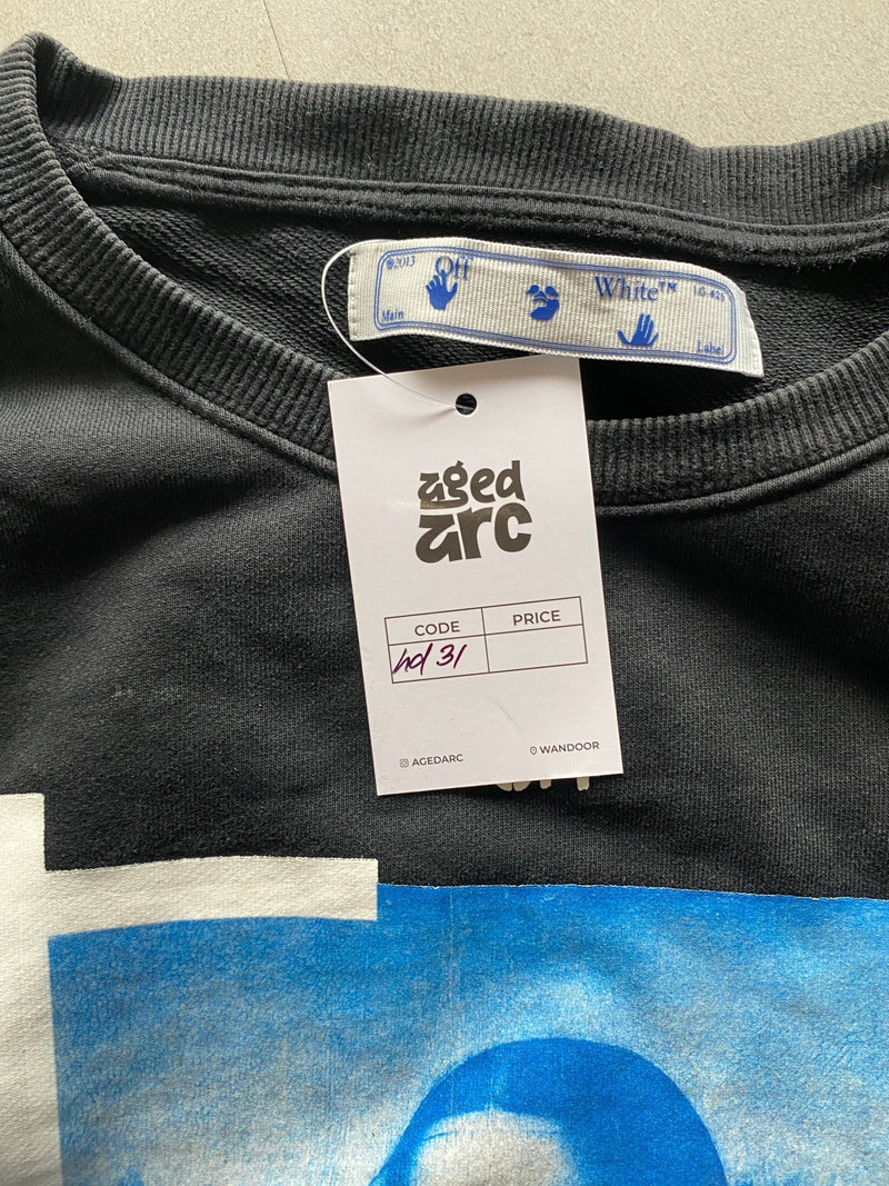 OFF WHITE MONALISA SWEATSHIRT - XL - Aged Arc