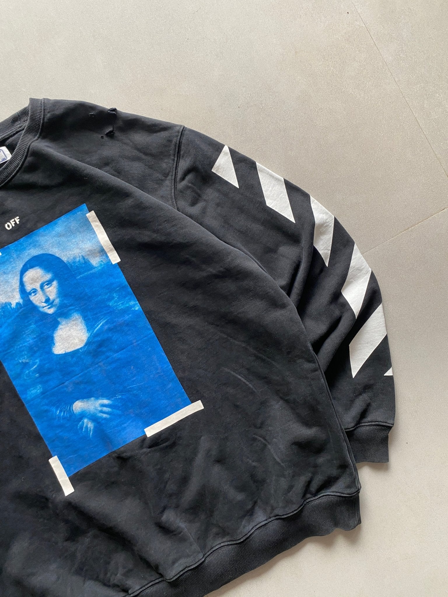 OFF WHITE MONALISA SWEATSHIRT - XL - Aged Arc