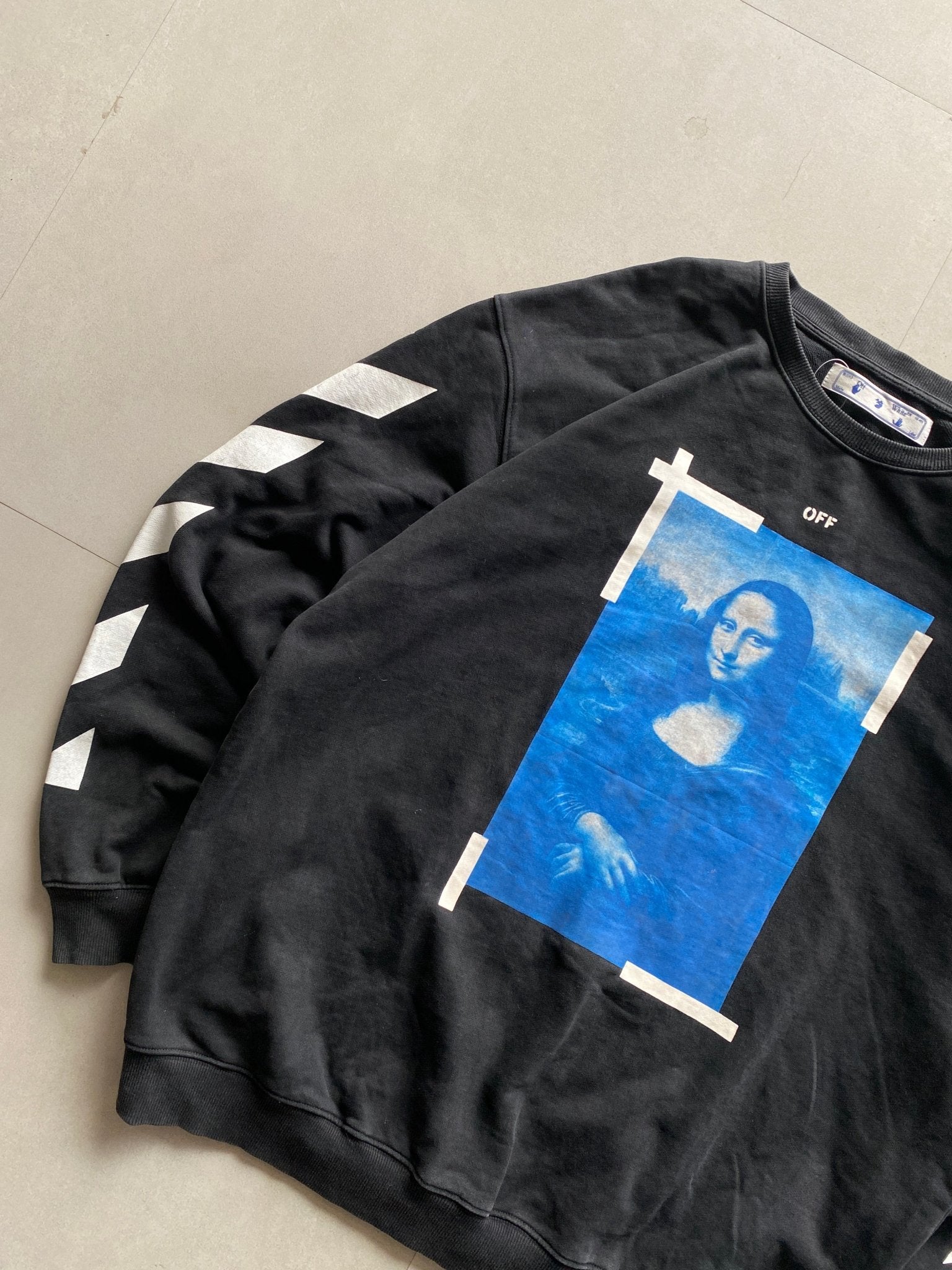 OFF WHITE MONALISA SWEATSHIRT - XL - Aged Arc