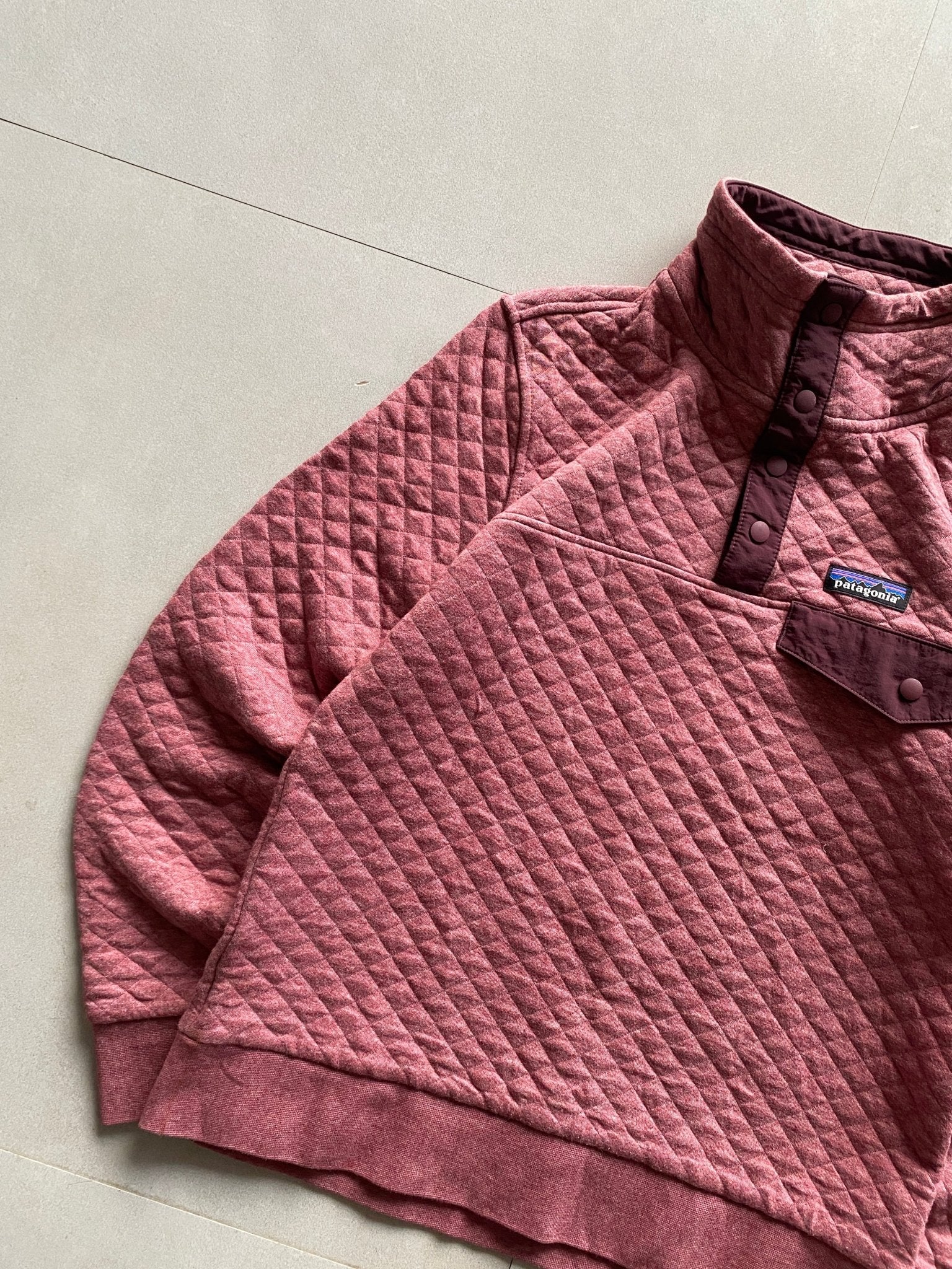 PATAGONIA QUILT SNAP T PULLOVER - XS - Aged Arc