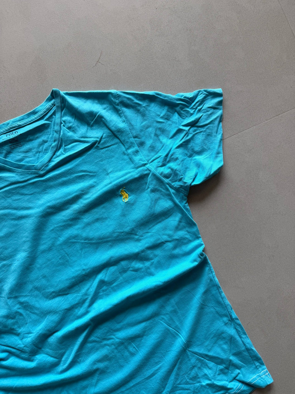 POLO LOGO TEE - M - Aged Arc