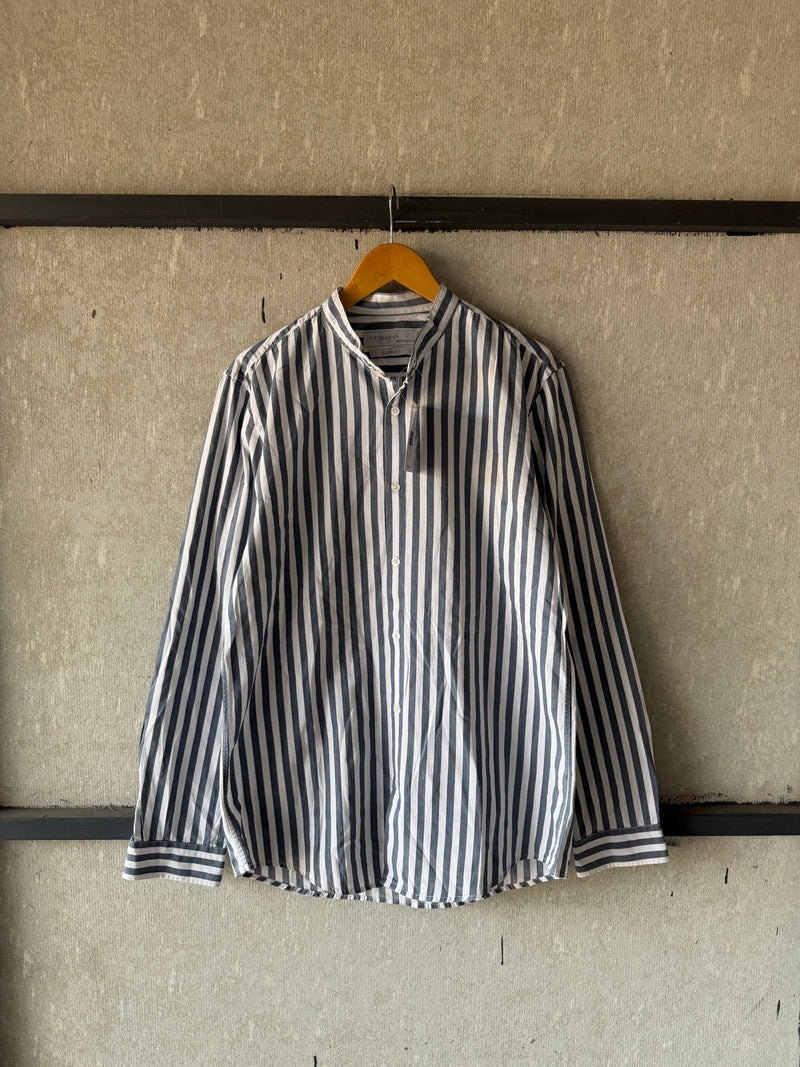 PRIMARK STRIPED SHIRT - L ST88 - Aged Arc