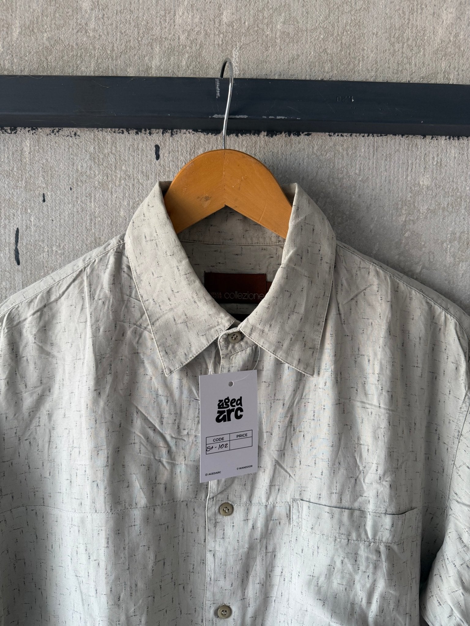 PRINTED SHIRT - L ST102 - Aged Arc