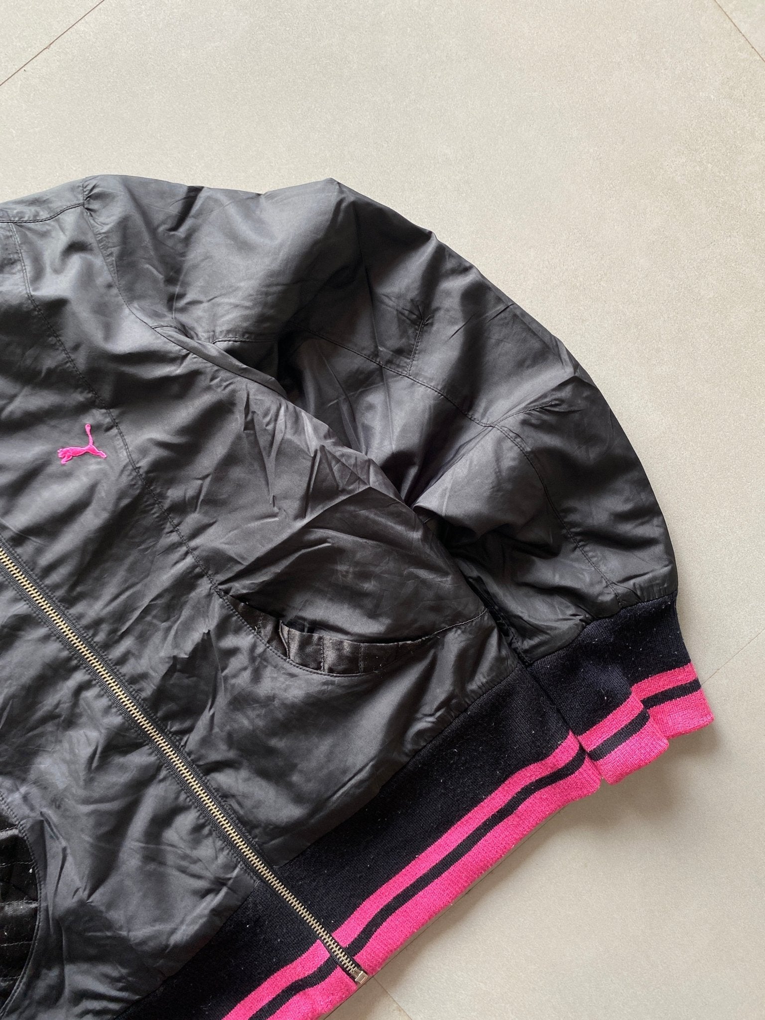 PUMA WOMENS QUILTED JACKET - XS - Aged Arc