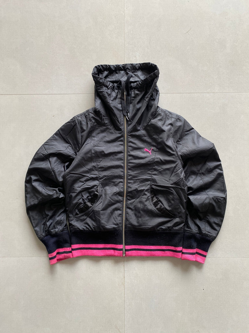 PUMA WOMENS QUILTED JACKET - XS - Aged Arc