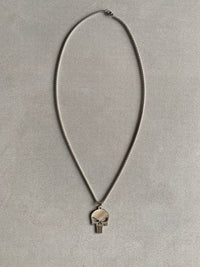 PUNISHER SKULL PENDANT CHAIN - Aged Arc