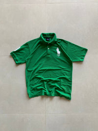 RALPH LAUREN BIG PONY POLO TEE - XXS - Aged Arc