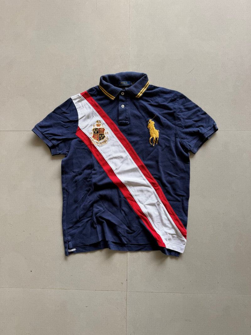 RALPH LAUREN BIG PONY POLO TEE - XXS - Aged Arc