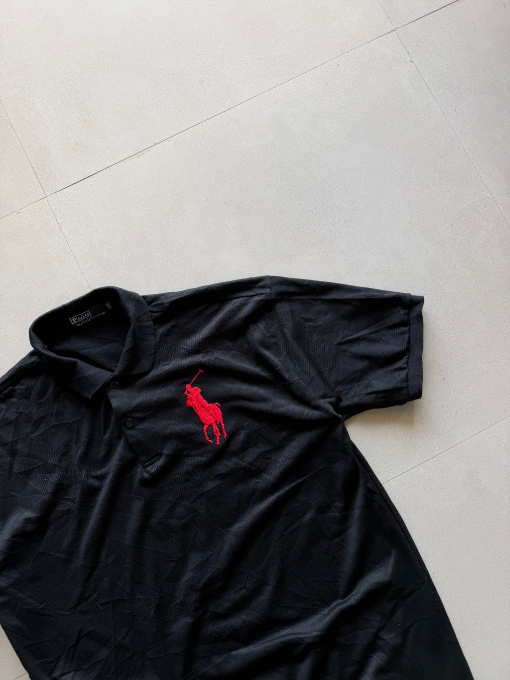 RALPH LAUREN BIG PONY POLO TEE - XXS - Aged Arc